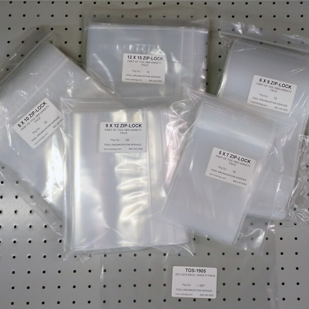 TOS-1905 – Zip-Lock bags, Variety Pk