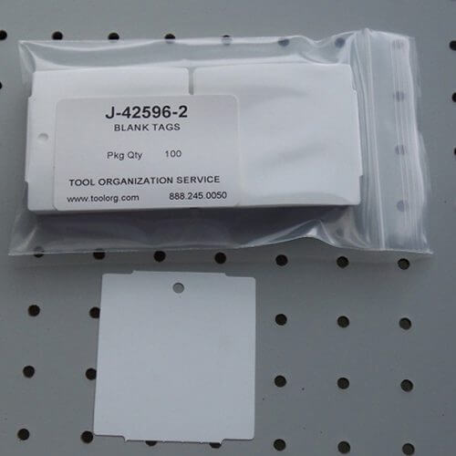 J-42596-2 <br/> Blank Tool Id Tags