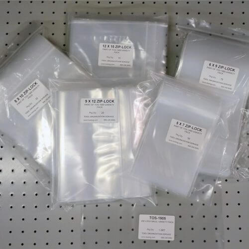 TOS-1905 – Zip-Lock bags, Variety Pk