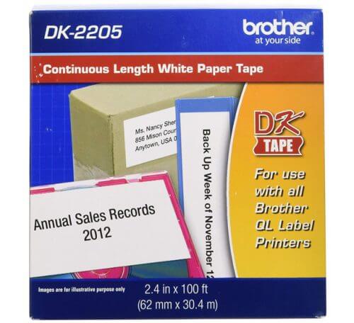 Brother Genuine, DK-2205 Continuous Paper Label Roll - Image 3